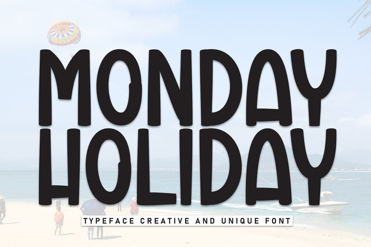 Schriftart Monday Holiday